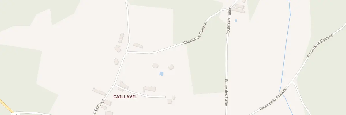 Plan du 143 Caillavel à Douville