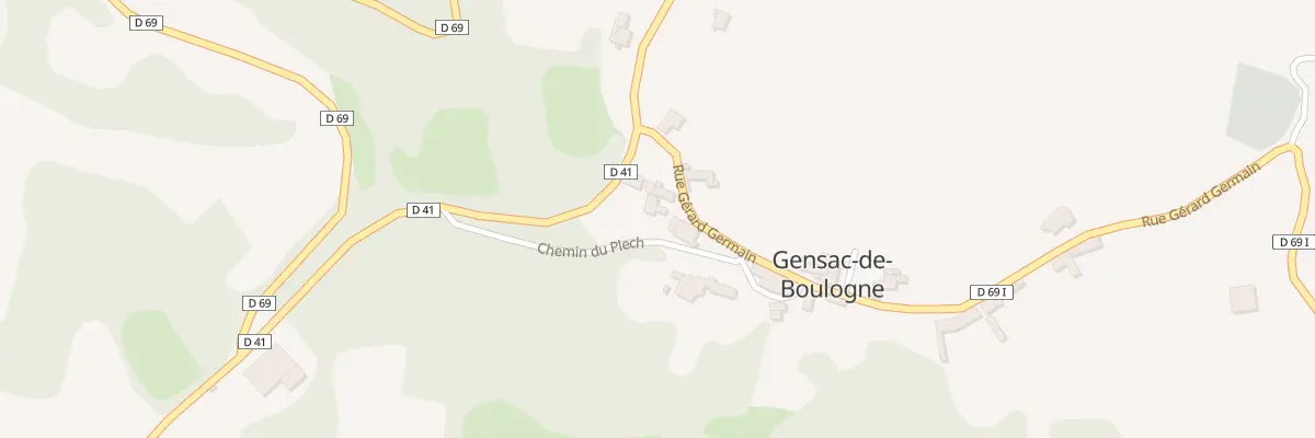 Plan du 23 Le Village à Gensac-de-Boulogne