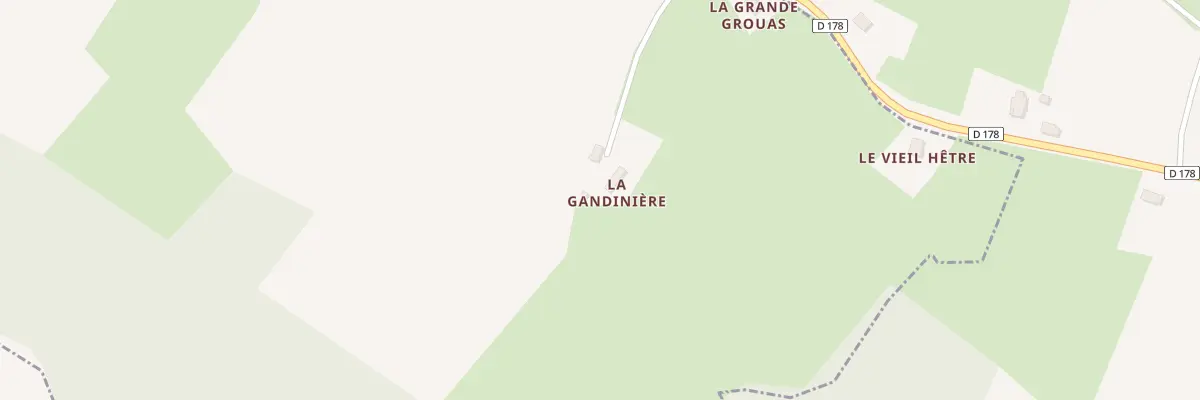 Plan du 5069 La Gandiniere à La Bosse