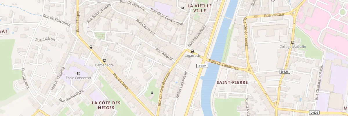 Plan du 25B Rue Raspail à Auch
