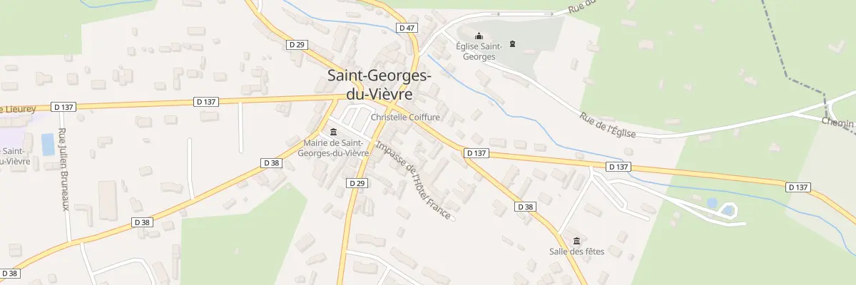 Plan du 38 Rue des Deportes à Saint-Georges-du-Vièvre