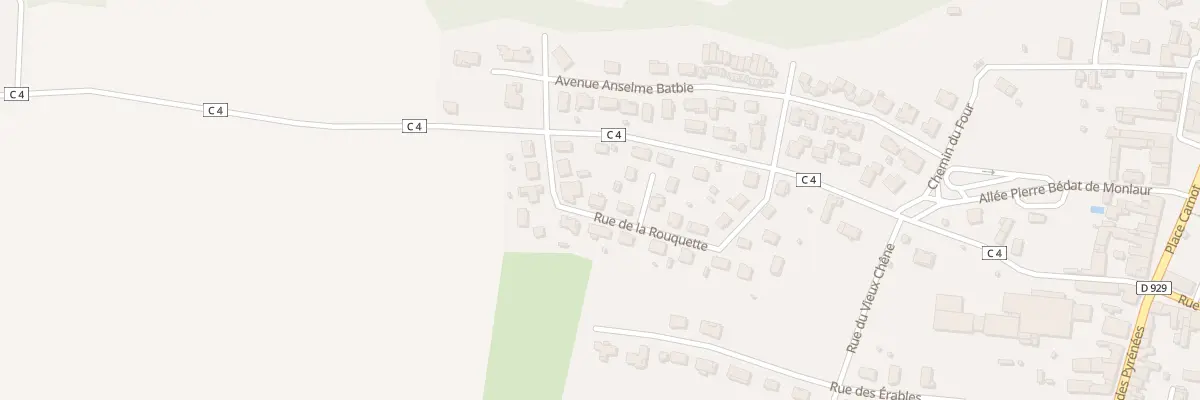 Plan du 24 Rue de la Rouquette à Seissan
