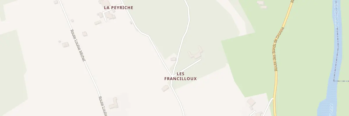 Plan du 267 Les Francilloux à La Roche-Chalais