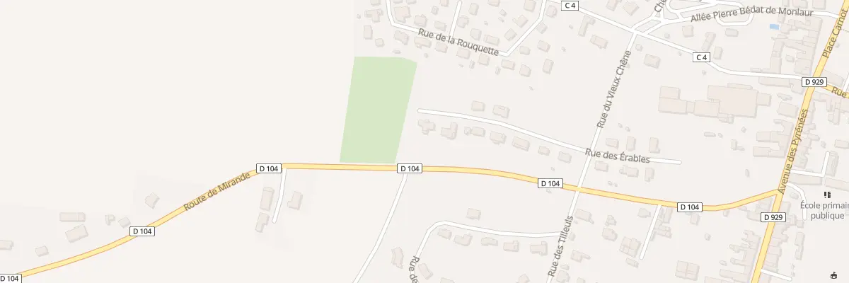 Plan du 21 Rue des Erables à Seissan