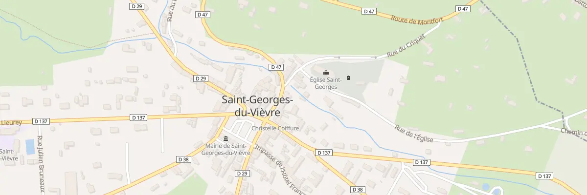 Plan du 24 Rue de l’Eglise à Saint-Georges-du-Vièvre