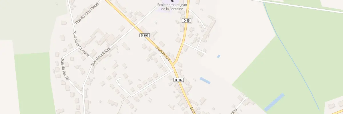 Plan du 1 Rue de la Gare à Dollon