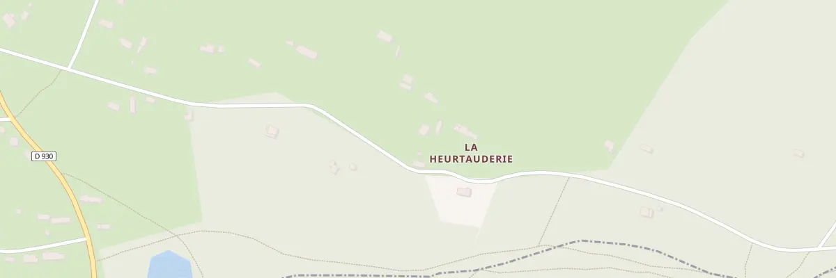 Plan du 51 La Heurtaudrie aux Genettes