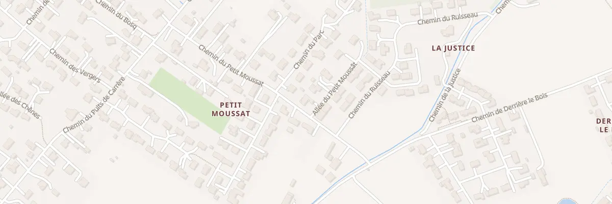Plan du 1 All du Petit Moussat à Estillac