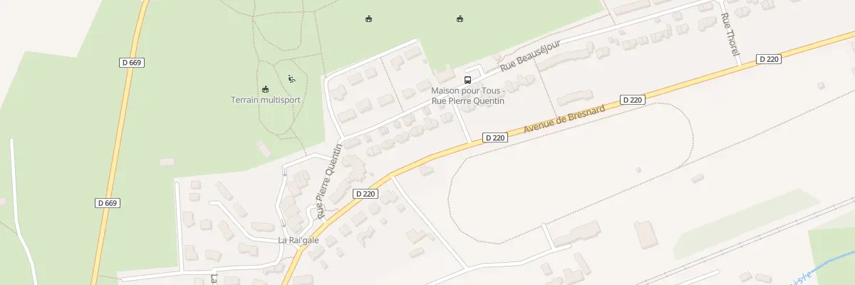 Plan du 16 Rue Beausejour à Rai