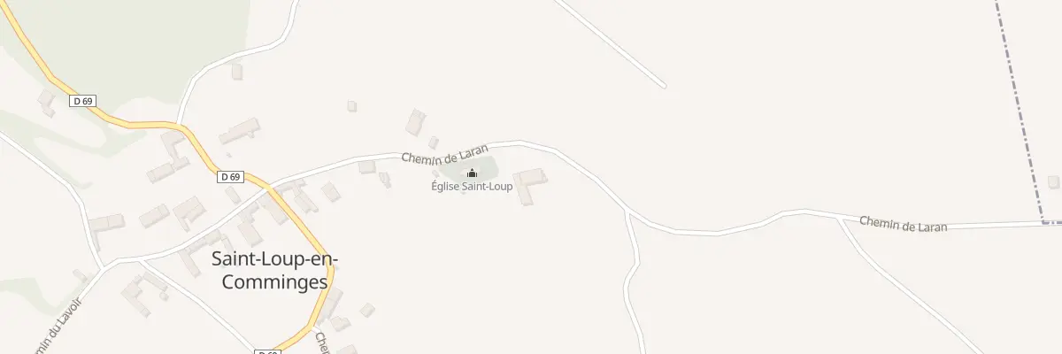 Plan du 260 Che de Laran à Saint-Loup-en-Comminges