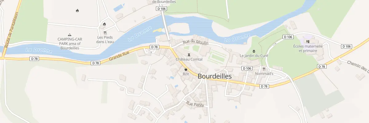 Plan du 26 Le Bourg à Bourdeilles