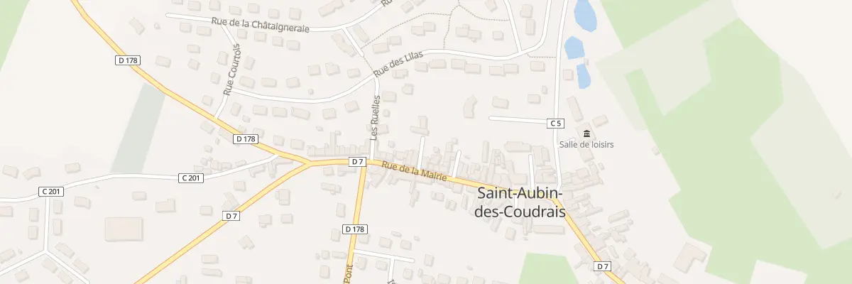 Plan du 22T Rue de la Mairie à Saint-Aubin-des-Coudrais