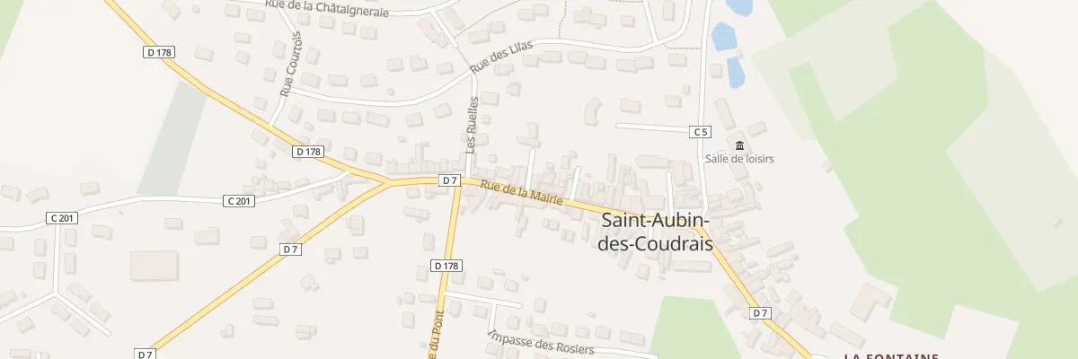 Plan du 22B Rue de la Mairie à Saint-Aubin-des-Coudrais
