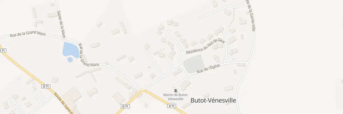 Plan du 1 Residence du Nid de Geai à Butot-Vénesville