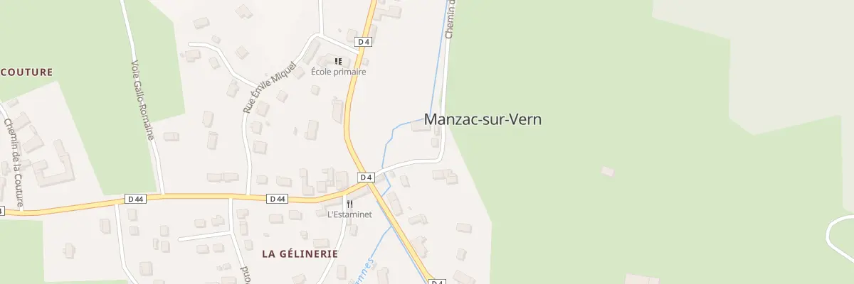 Plan du 73 Che de la Levée à Manzac-sur-Vern