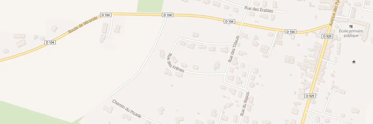Plan du 13 Rue des Frènes à Seissan