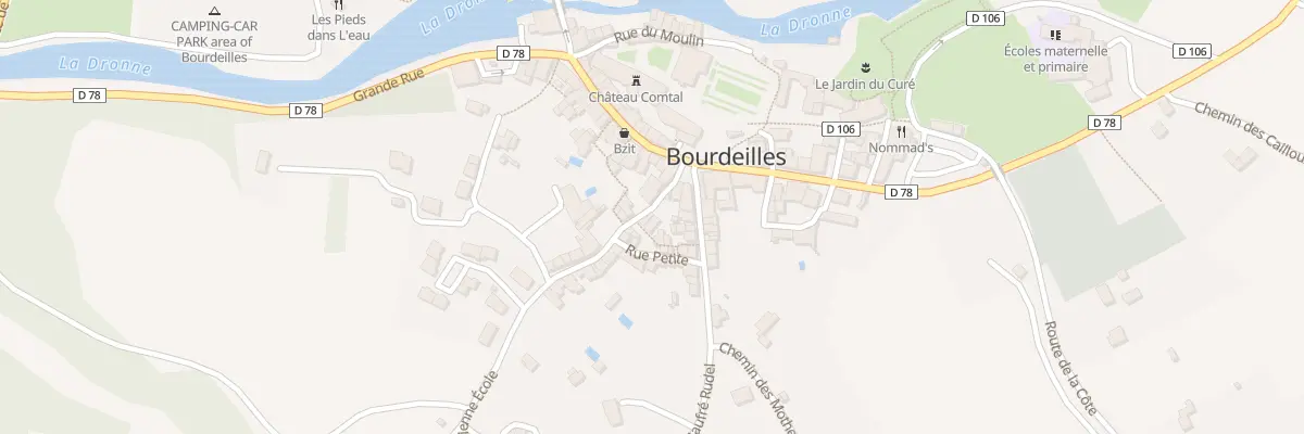 Plan du 109 Le Bourg à Bourdeilles