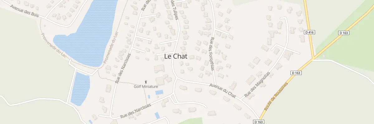 Plan du 76 Le Chat à Écuras