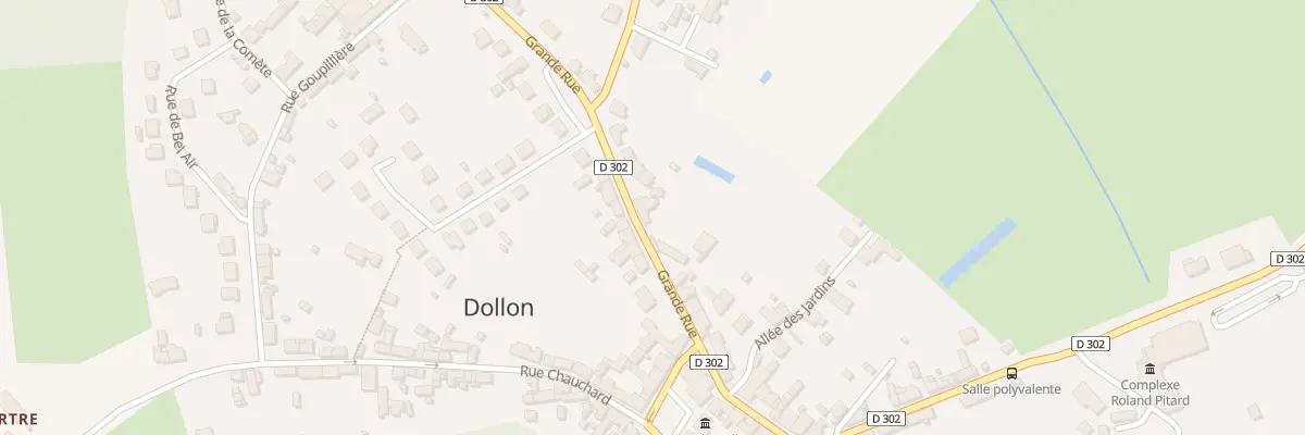 Plan du 28 Grande Rue à Dollon