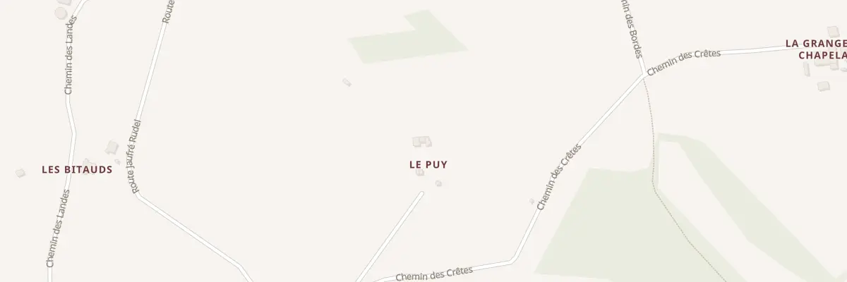 Plan du 307 Le Puy à Bourdeilles
