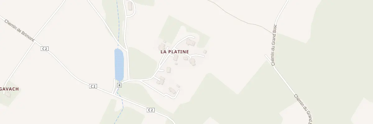 Plan du 5001F La Platine à Marmont-Pachas
