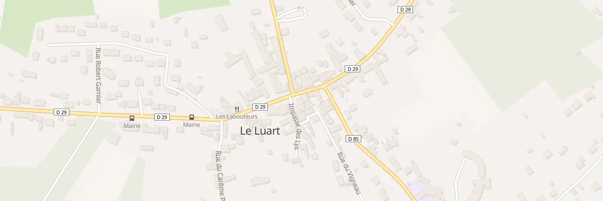 Plan du 21 Pl de L Eglise au Luart