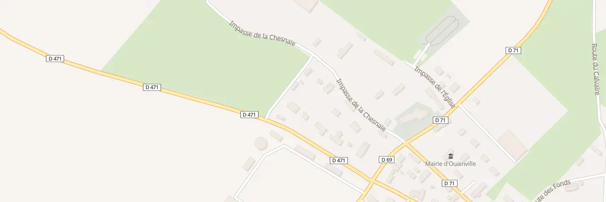 Plan du 176 Rte de la Ferme de Ouen à Ouainville