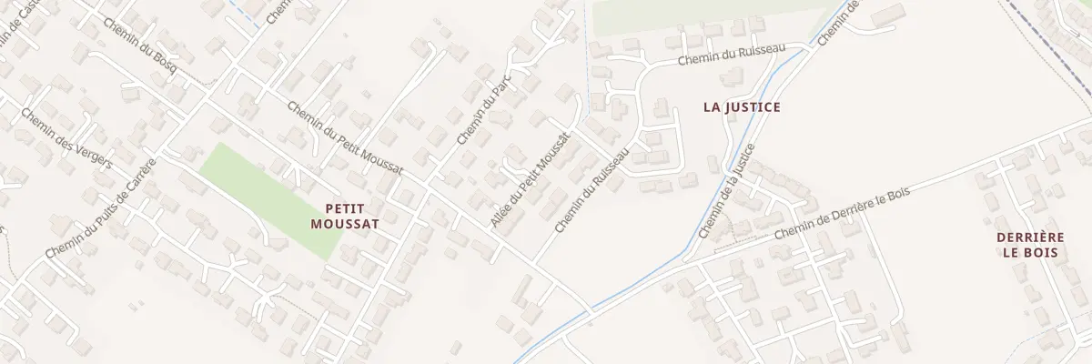 Plan du 10 All du Petit Moussat à Estillac