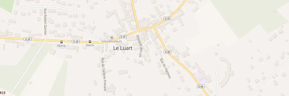 Plan du 7 Imp des Lys au Luart