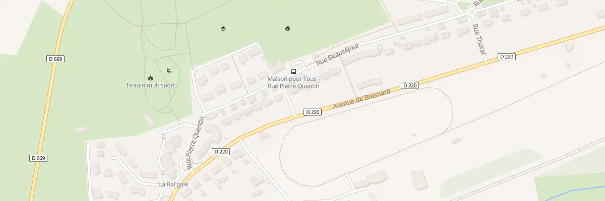 Plan du 28 Rue Beausejour à Rai