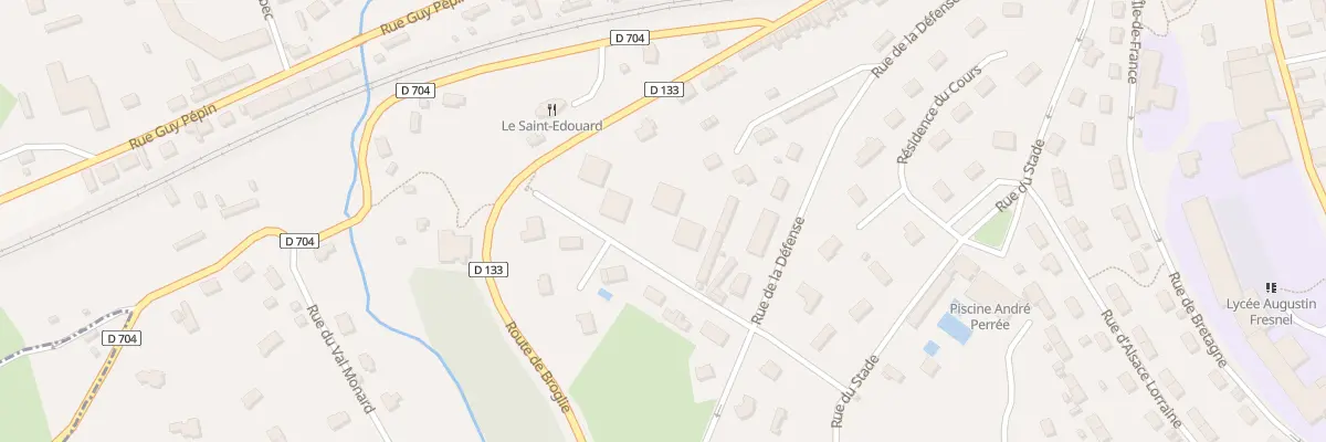 Plan du 4 Che de la Planquette à Bernay