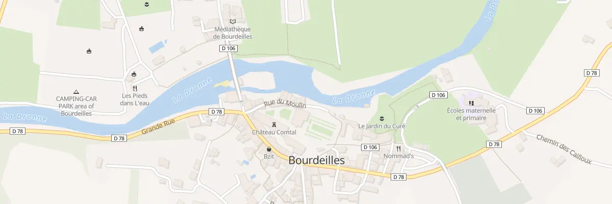 Plan du 16 Le Bourg à Bourdeilles