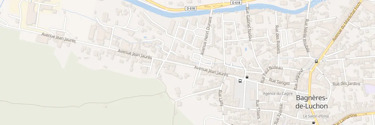 Plan du 28 Av Jean Jaurès à Bagnères-de-Luchon