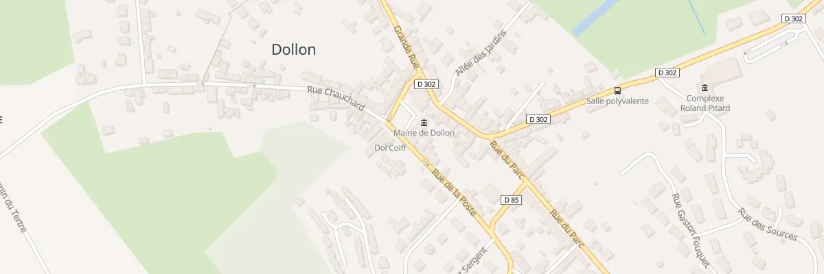Plan du 3 Pl de l’Eglise à Dollon