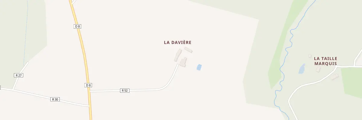 Plan du 82 La Daviere à Thilouze