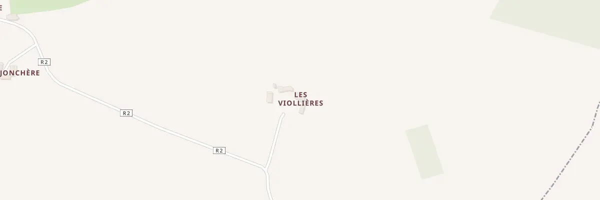 Plan du 3 La Violiere à Tresson