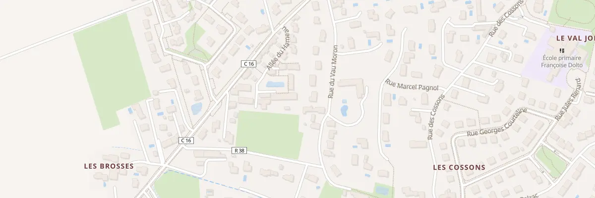 Plan du 39 Rue de la Bruzette à Fondettes