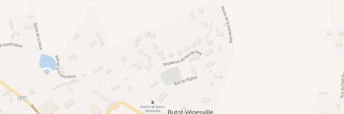 Plan du 12 Residence du Nid de Geai à Butot-Vénesville