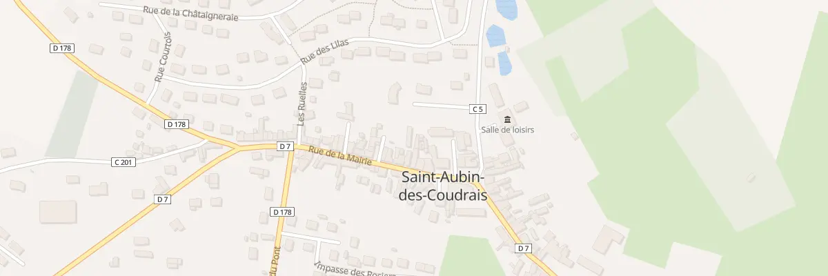 Plan du 6B Rue de la Mairie à Saint-Aubin-des-Coudrais