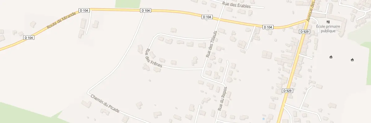 Plan du 17 Rue des Frènes à Seissan
