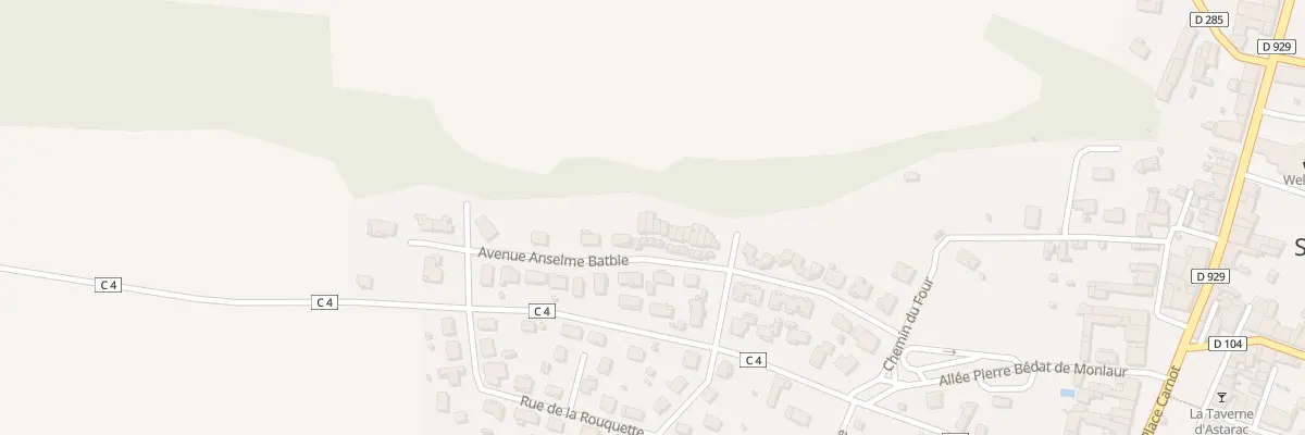 Plan du 36A Av Anselme Batbie à Seissan