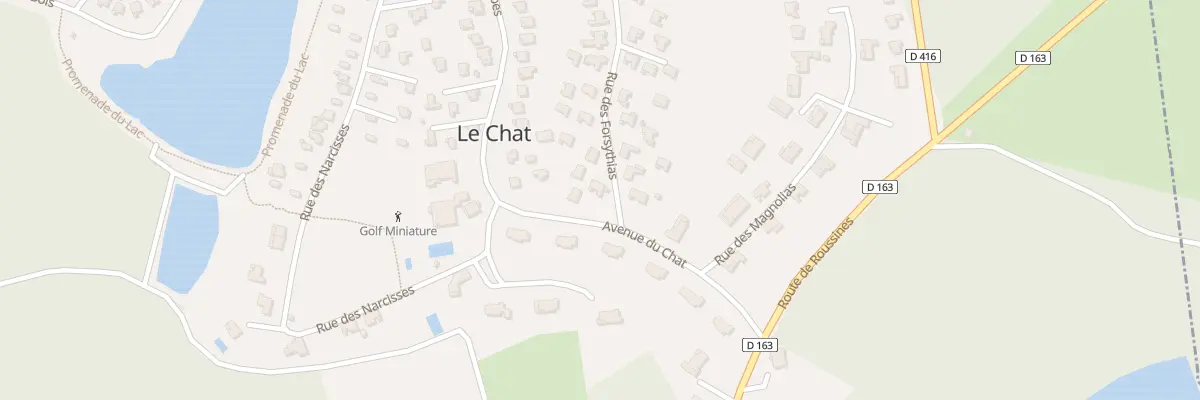 Plan du 223 Av du Chat à Écuras
