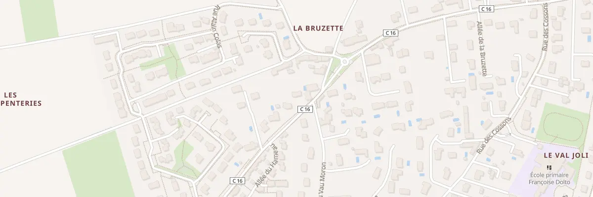 Plan du 46 Rue de la Bruzette à Fondettes