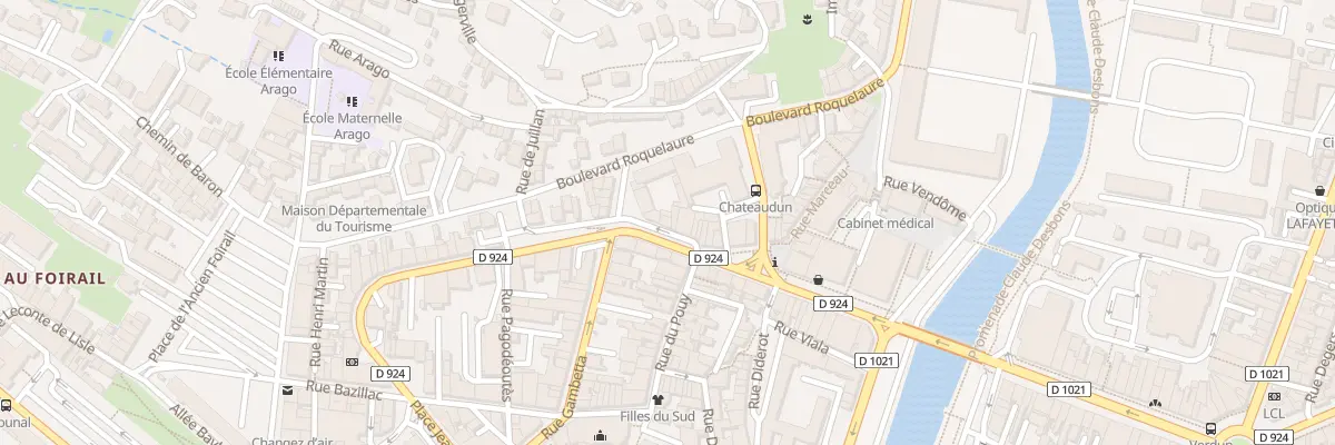 Plan du 1 Rue Dupont de l’Eure à Auch
