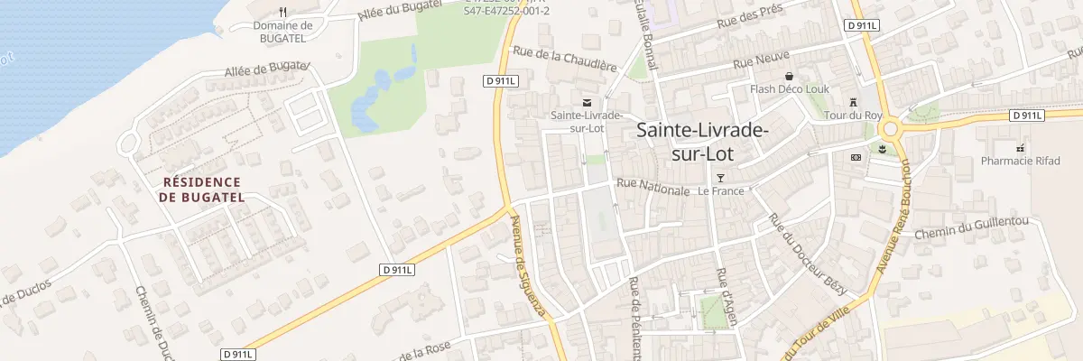 Plan du 76 Rue Nationale à Sainte-Livrade-sur-Lot