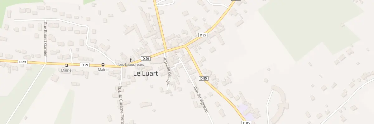 Plan du 5 Rue des Vignes au Luart
