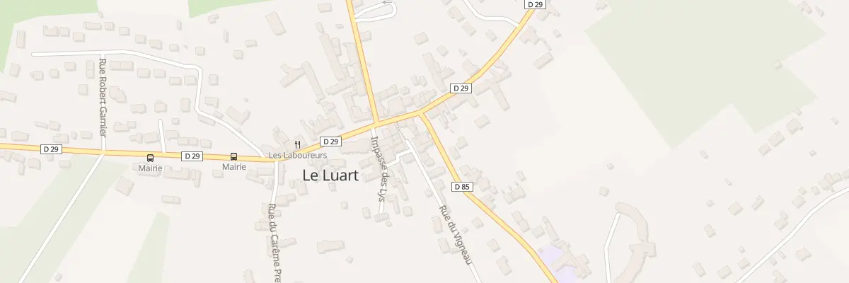 Plan du 3 Rue des Vignes au Luart