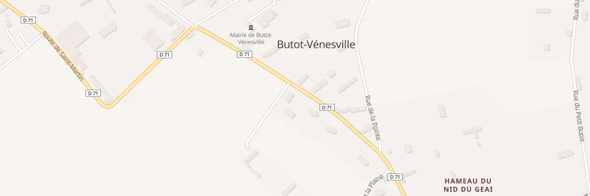 Plan du 10 Rue de la Mairie à Butot-Vénesville