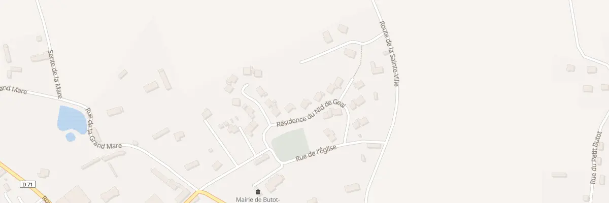 Plan du 13 Residence du Nid de Geai à Butot-Vénesville