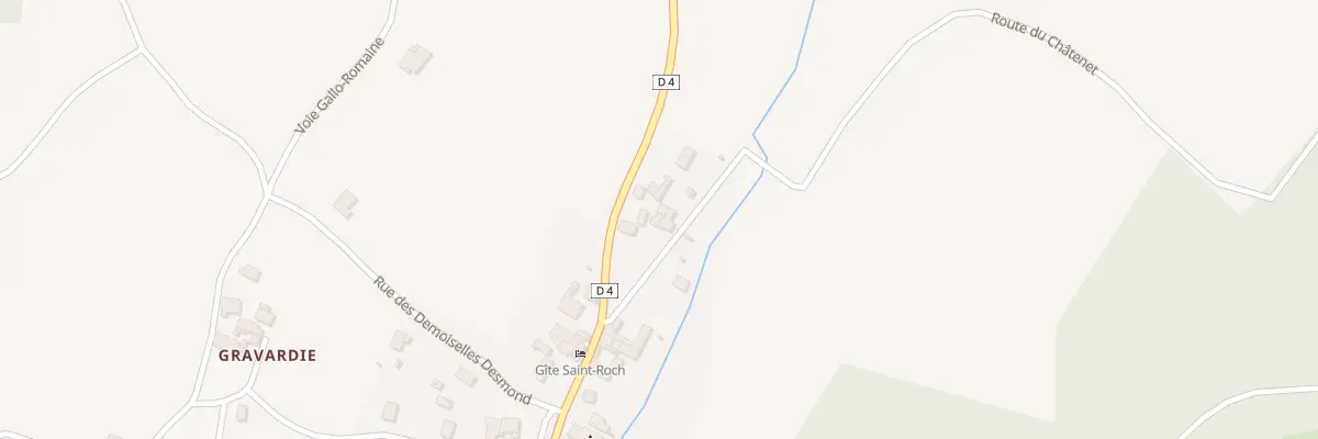 Plan du 101 Rte du Châtenet à Manzac-sur-Vern